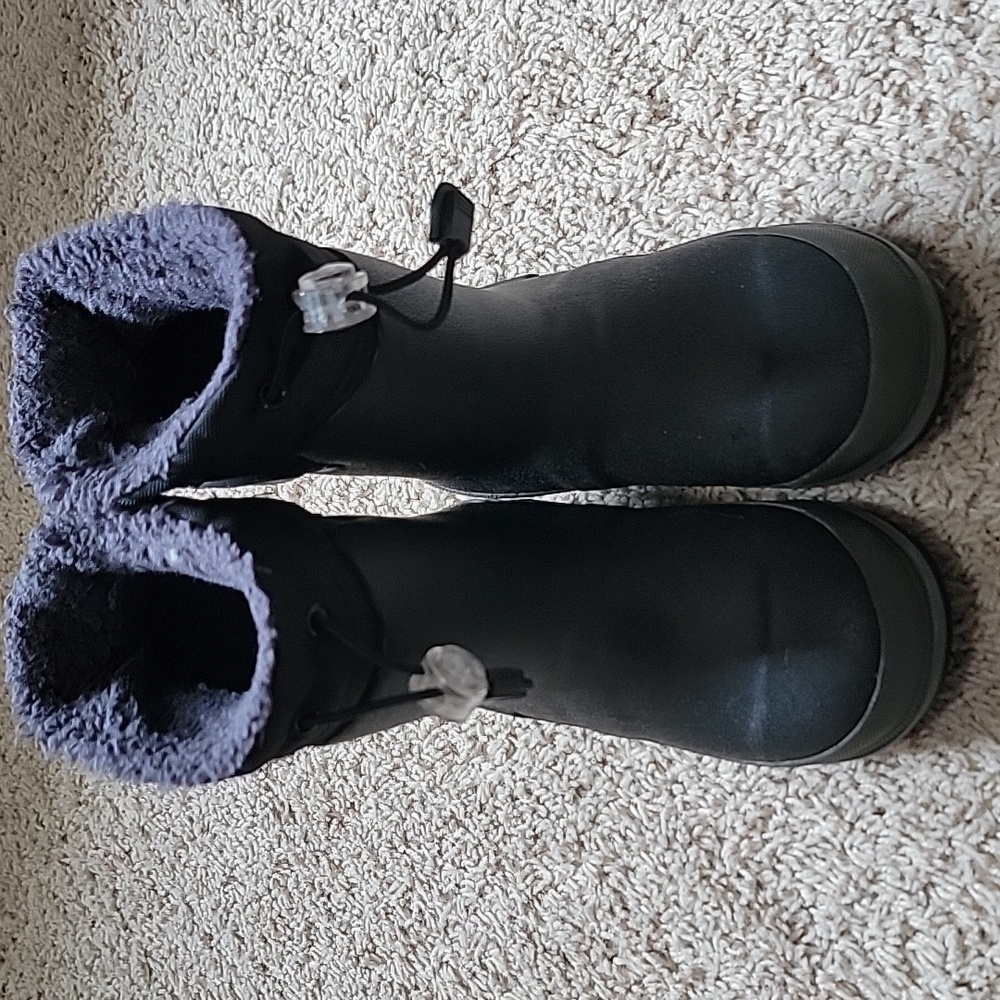 Western Chief Boys Size 9 Waterproof Winter Boots Faux Fur Lined -30°F EUC